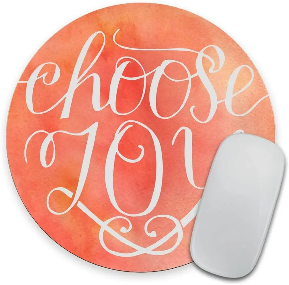 

Choose Joy Mouse Pad Watercolor Mouse Mat Mouse Pad Custom Mouse Pad Customized Round Non-Slip Rubber Mousepad 7.9 Inch