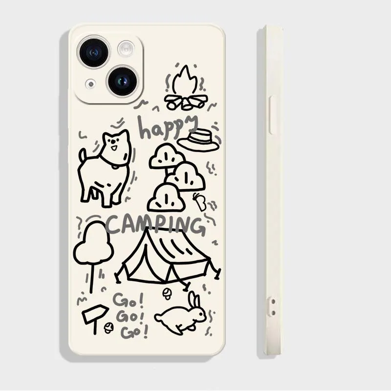 Силиконовый чехол для Iphone 14Pro Plus 13 11 Pro Max 12 Mini XS X XR 7 8 SE 2022 2020