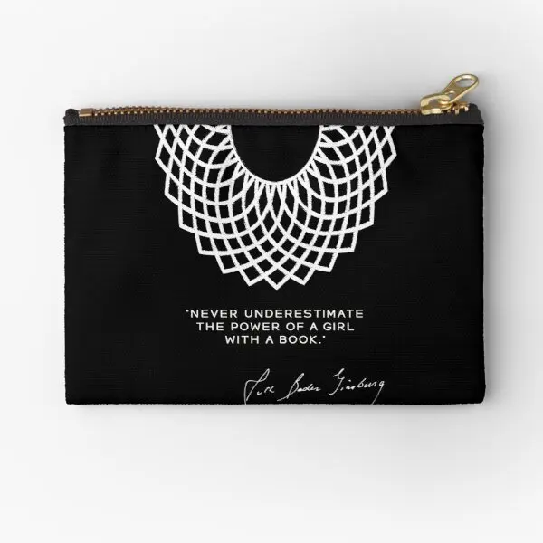 

Rbg Never Underestimate The Power Of A G Zipper Pouches Small Pure Panties Socks Storage Men Bag Underwear Key Coin Women