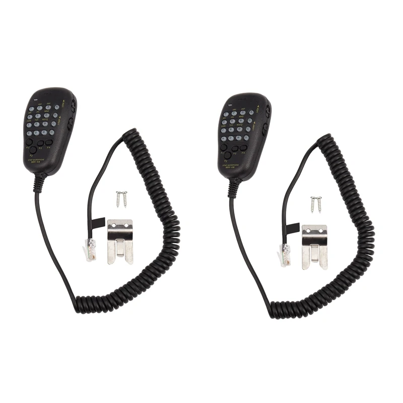 

JABS 2X DTMF MH-48A6J Hand Mic Microphone RJ-45 Plug For Yaesu FT-8900 FT-2800M OT8G Radio