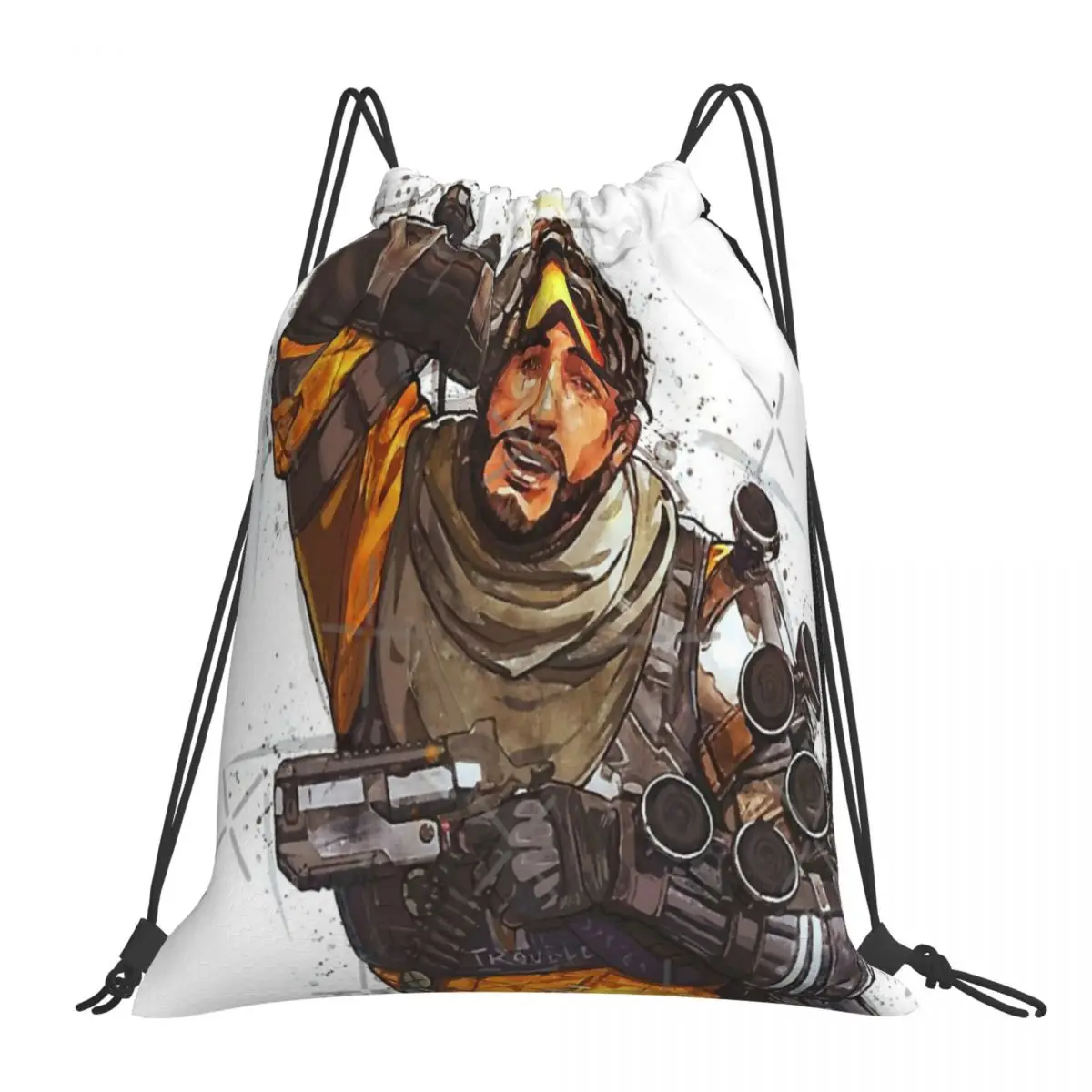 Apex Legends - Mirage акварельные Сумки на шнурке рюкзаки мужская сумка для школы мужские