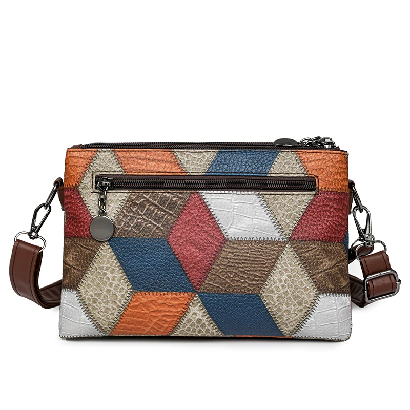Женские сумки через плечо из искусственной кожи женская сумочка в стиле пэчворк