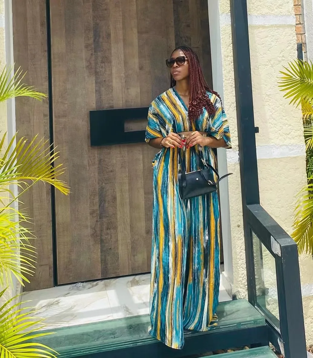 Африканская одежда для женщин Дашики комплект из 2 предметов африканская