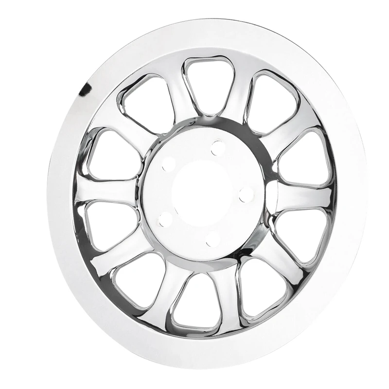 Хромированная внешняя задняя крышка шкива Сменные аксессуары для Softail Fat Boy Lo FLSTN