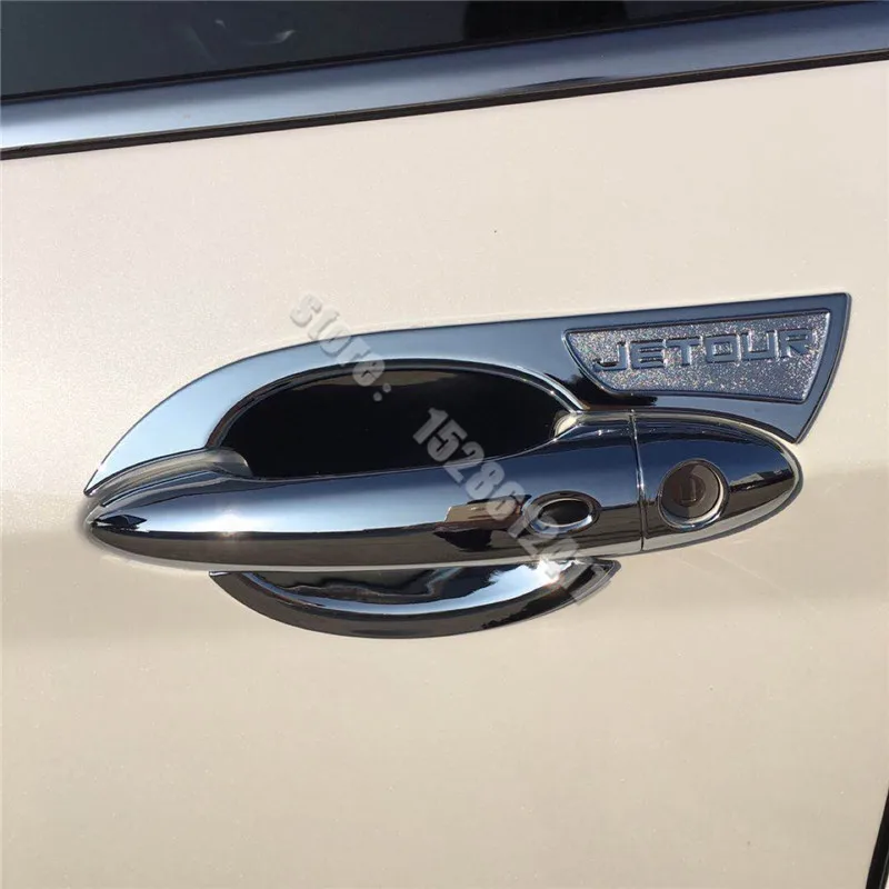 

for JETOUR X70 2020 Car styling ABS Chrome Door Handle Bowl Trim Door handle Protective covering Cover Trim K
