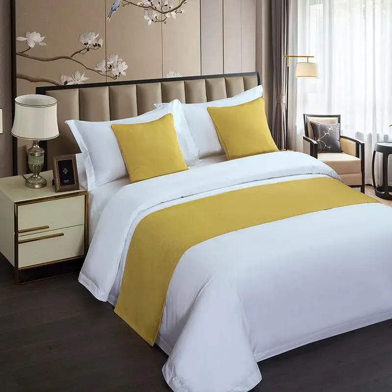 Бегун для кровати хвостовое полотенце свет роскошная новая кровать и завтрак