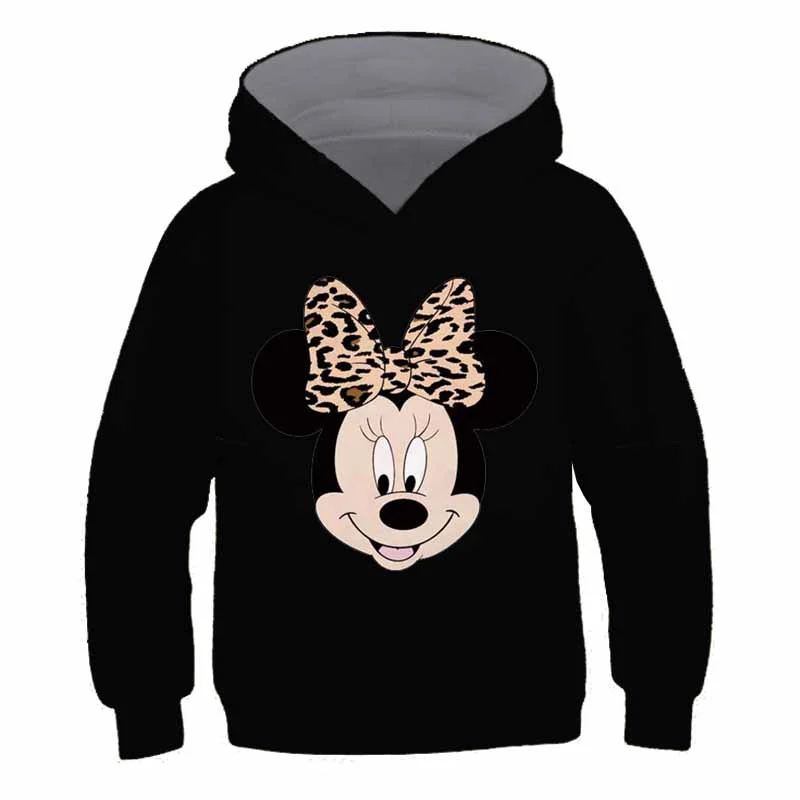 

Boys and Girls Cartoon Anime Mickey Minnie Mouse Printed Long Sleeve Sweatshirt Children's Lovely Harajuku Hoodies Pullovers