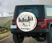custom spare tire cover with text personalized wheel cover for jeep camper suv car decor car accessories gift for car lover