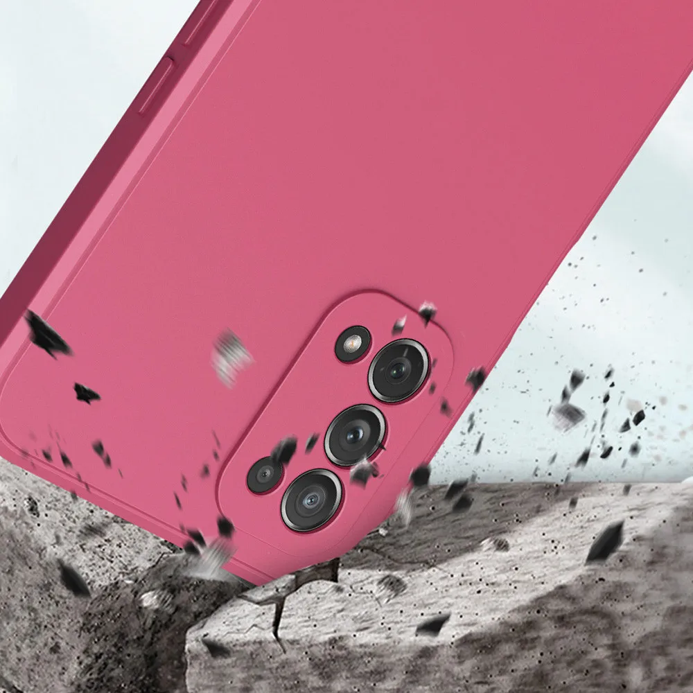 Квадратный чехол из жидкого силикона для телефона Oppo A74 5G 4G A53 A54 A94 Защитная крышка