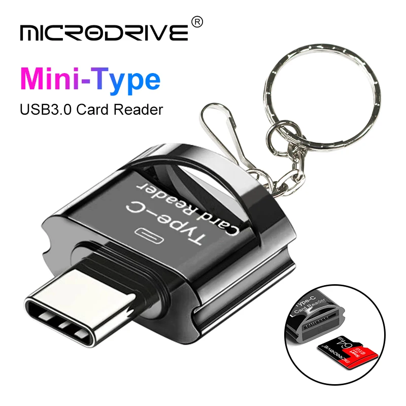 Адаптер Type C / Lightning для карт памяти/Micro Mini SD устройство чтения TF-карт USB телефонов и