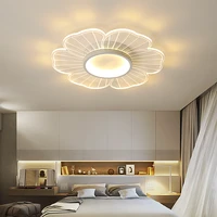 creative modern led flower ceiling lights living room bedroom study balcony indoor lighting bedroom surface mount ceiling lamp