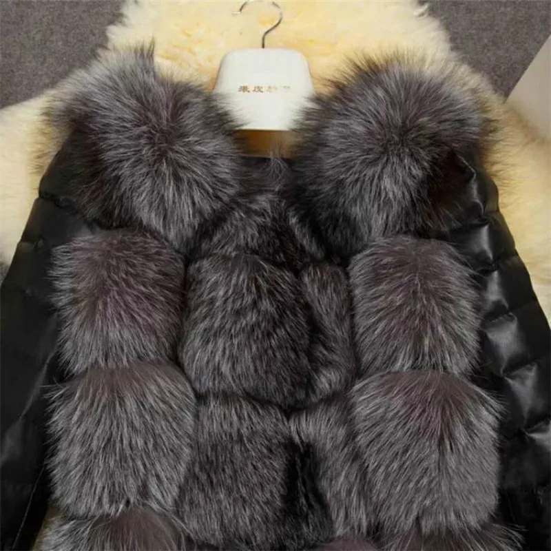 2023 Winter Thick Warm Fur for Women Black Long Sleeve Overcoat Female Plush Clothing Faux Fur Coat Slim Leather Jacket Women