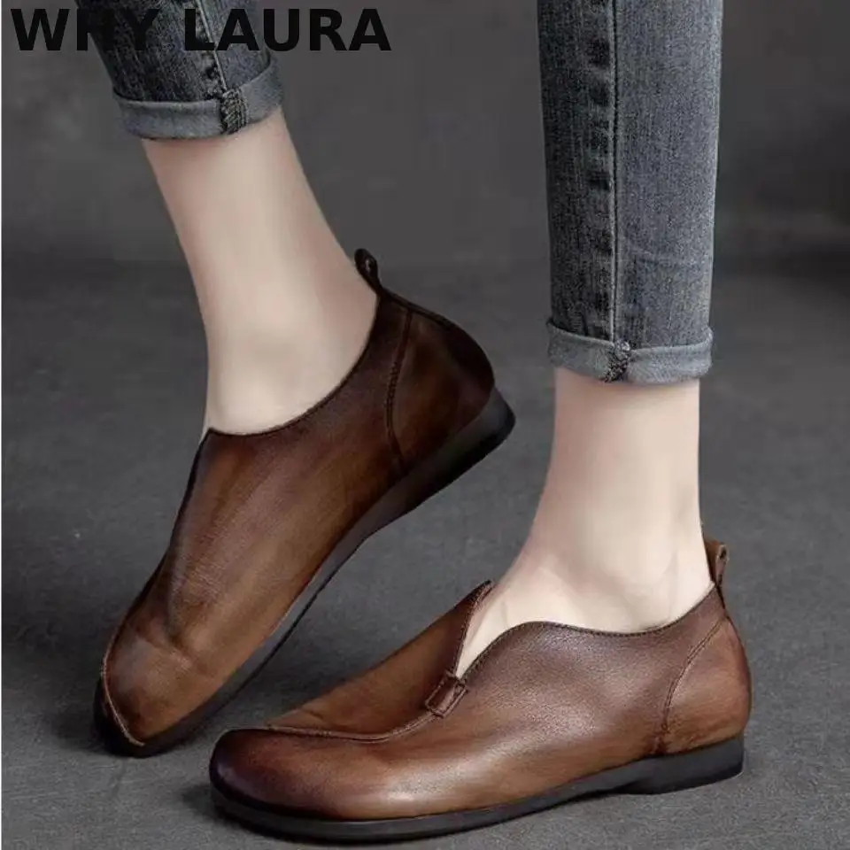 

Women's casual shoes leather designer women's flat non-slip waterproof shoes women's casual shoes light weight comfortable not t