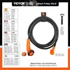 VEVOR 30A/50A RV Power Cord 15/25/30/50 Feet Heavy Duty Generator Cord with LED Indicator Handle 15A Adapter for RVs Powe Supply 1
