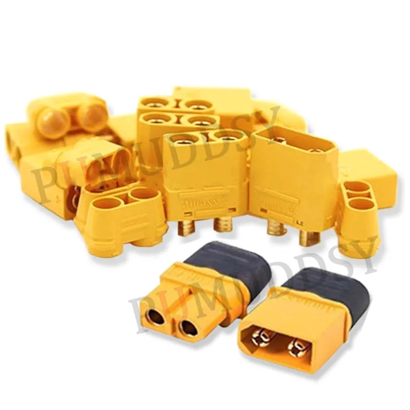2 шт./лот XT30U XT60U XT60H XT90H MR30 1 пара (мужские и женские) разъемов, высококачественные разъемы для аккумулятора, соединитель для самолета, штепсельная вилка