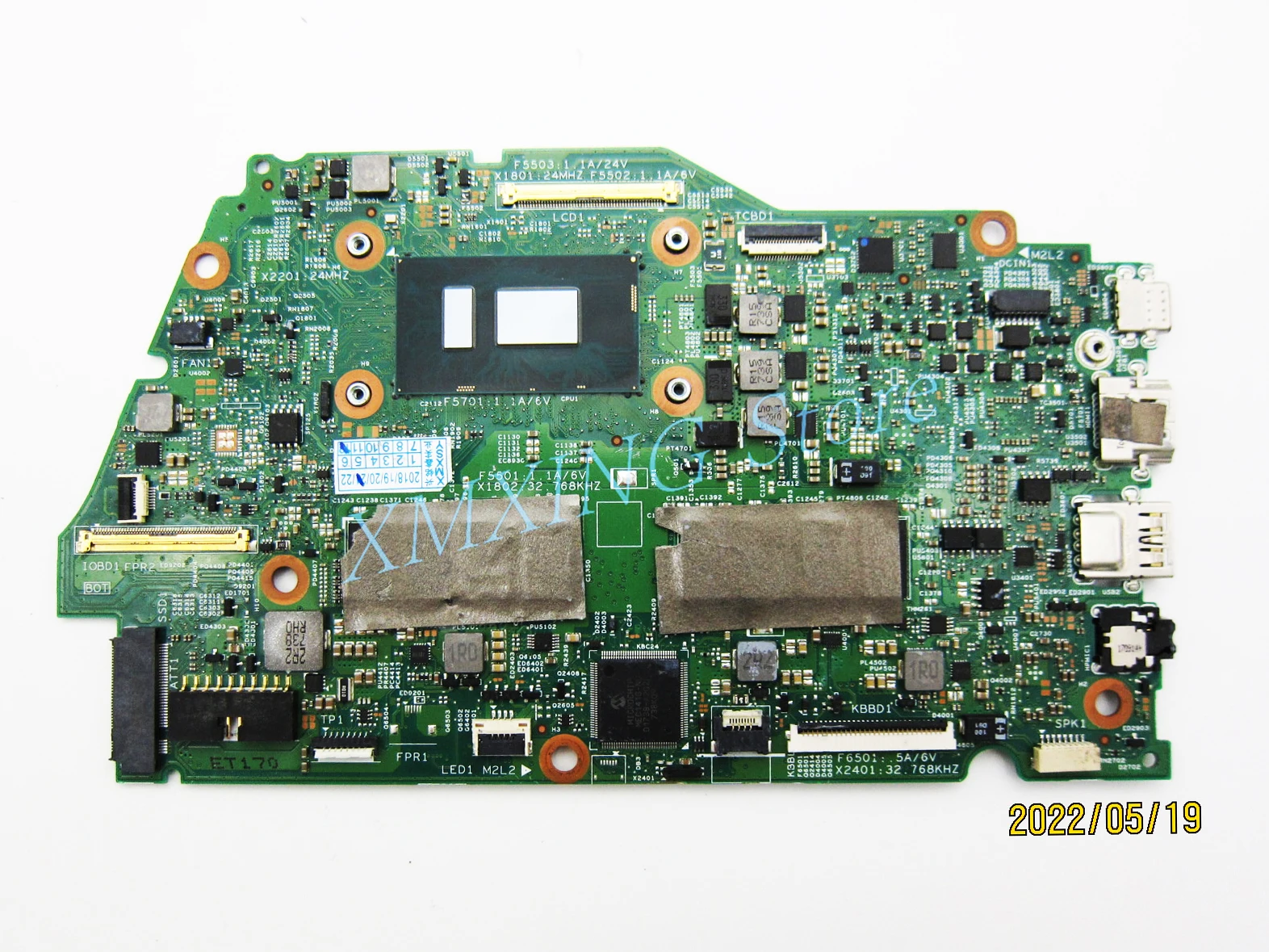 

FULCOL For DELL Inspiron 13 7000 7370 7373 Laptop Motherboard I5-8250U CPU 16839-1 CN-02CVR0 02CVR0 2CVR0 Tested 100% work