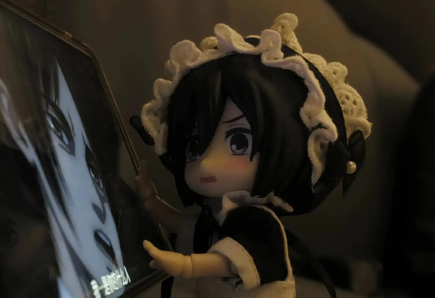 Оригинальная модель Attack on Titan Q запчасти для лица Mikasa Eren Levi