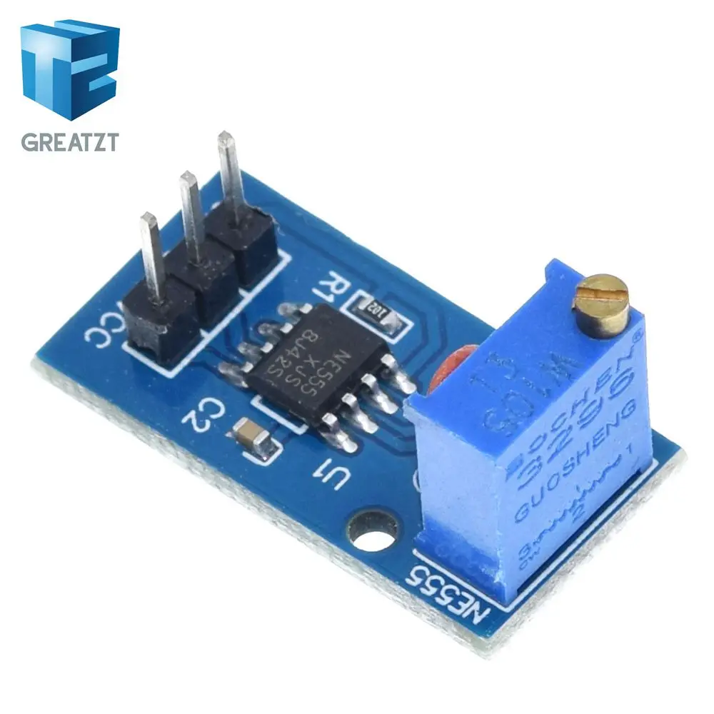 Модуль генератора импульсов с регулируемой частотой GREATZT NE555 для Arduino Smart Car (art.: 3920da966b211) - 3920da966b211