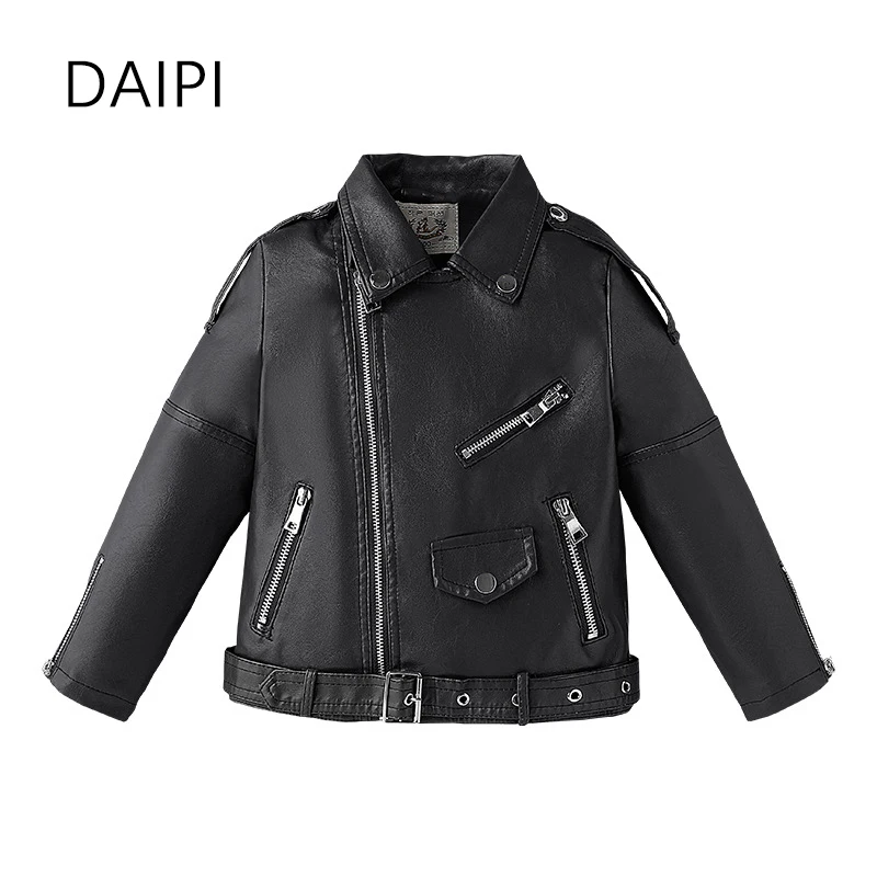 

Детская кожаная куртка для девочек с отложным воротником, детское пальто на молнии для девочек, новинка 2023, красивая куртка из искусственной кожи для девочек, красивая одежда для мальчиков