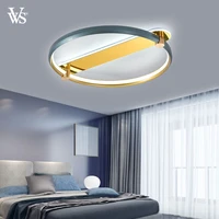 vvs modern yuanfeng blue ceiling light chandelier for parlour bedroom dining living room square and round home decoration lights