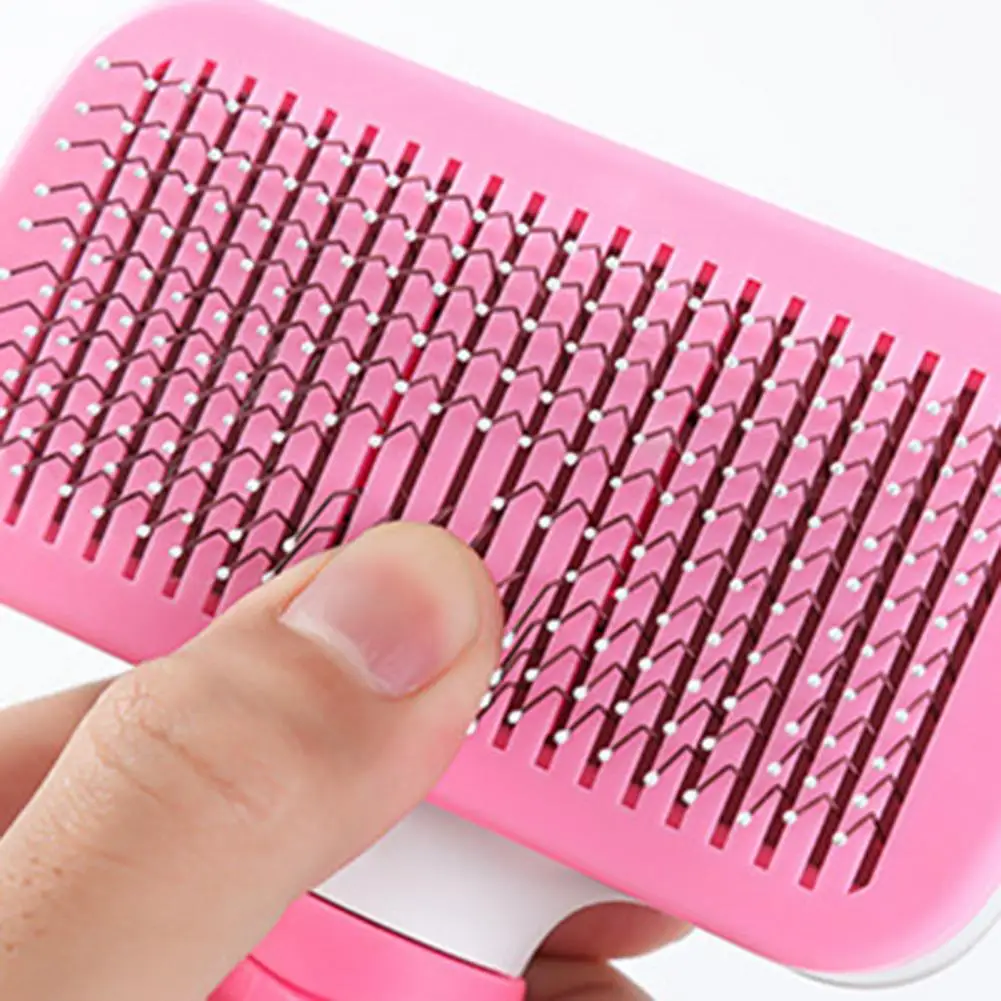 Квадратная щетка для домашних животных профессиональная самоочищающаяся