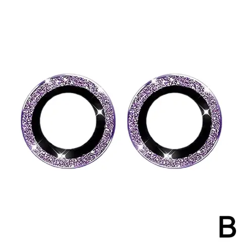 Алмазный Блеск из сплава HD-стекло для камеры Samsung Galaxy Z Flip 5 Fold5 ZFlip5 Блестящий металлический чехол для объектива пленка