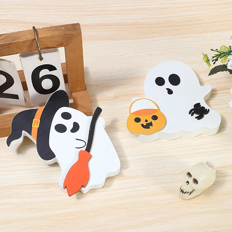 1 шт./3 шт. деревянное украшение для Хэллоуина