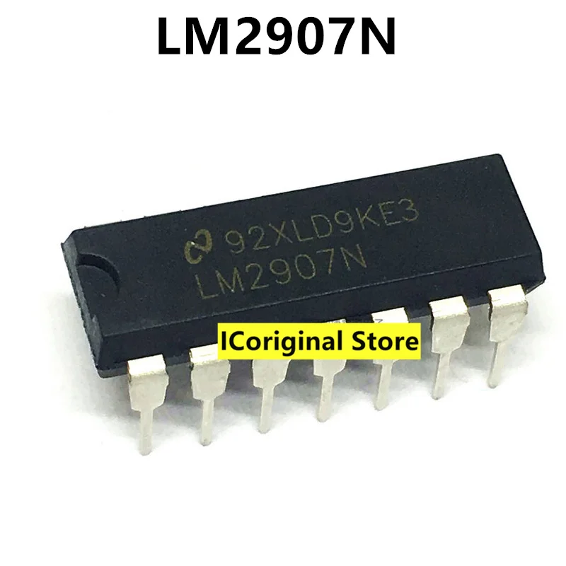 Новый и оригинальный LM2907N DIP14 интегральная схема преобразователь напряжения частоты ИС электронные компоненты LM2907
