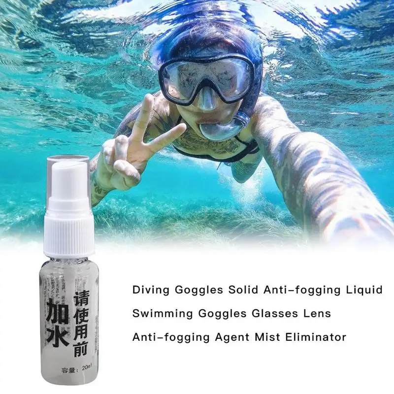 

20ml Solid Anti Fog Agent Swim Goggles Glasses Lens Defogger Diving Mask Cleaner Anti Fog Agent Antifogging Spray Mist Supplies