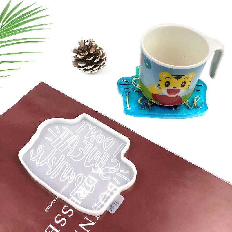 

Diy Crystal Tea Tray Coffee Coaster Molds Epoxy Resin Placemat Mold Wine Tray