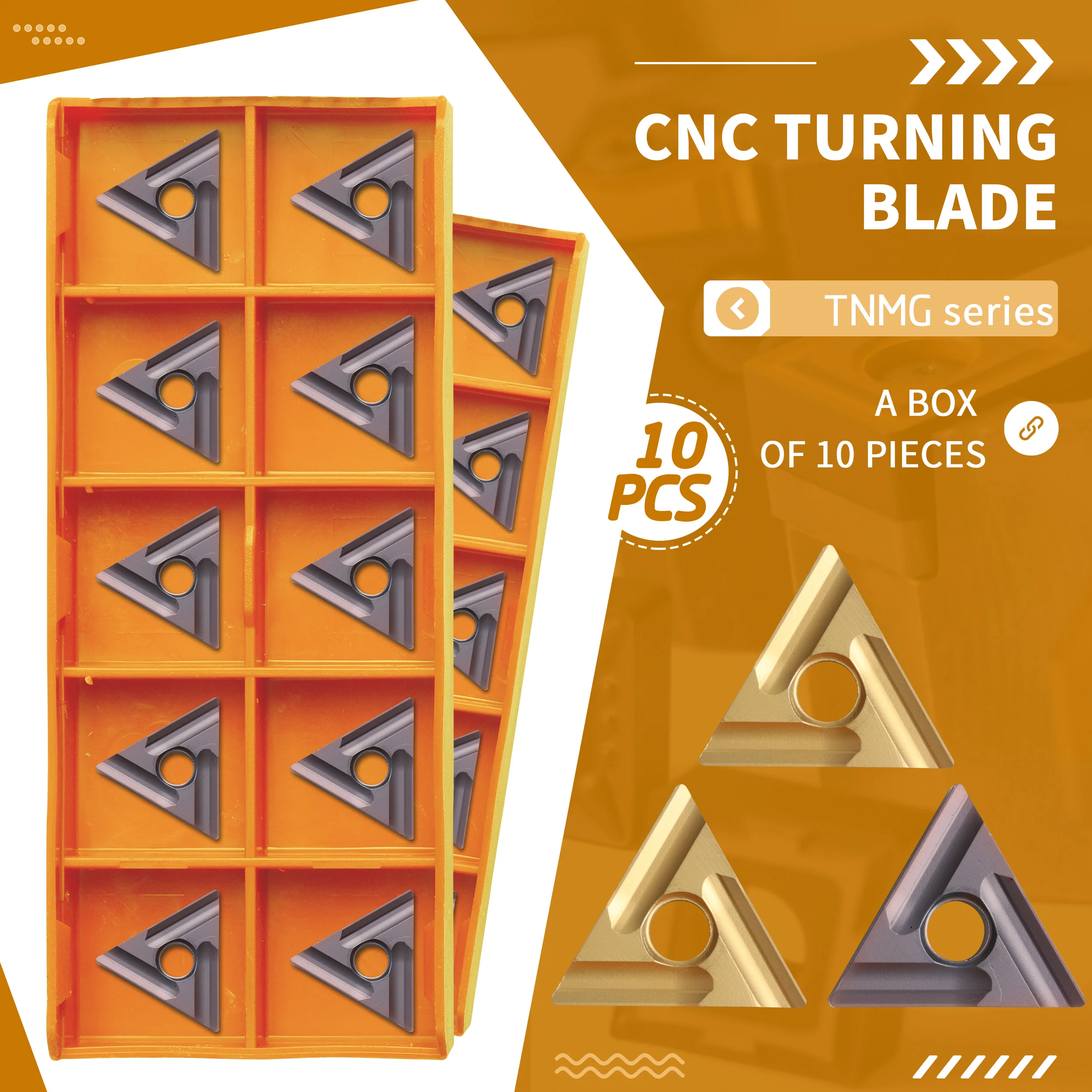 

TNMG160404R TNMG160404L ES US735 UE6020 VP15TF High Quality External Holder Turning Inserts CNC Lathe Machine Tools Carbide TNMG
