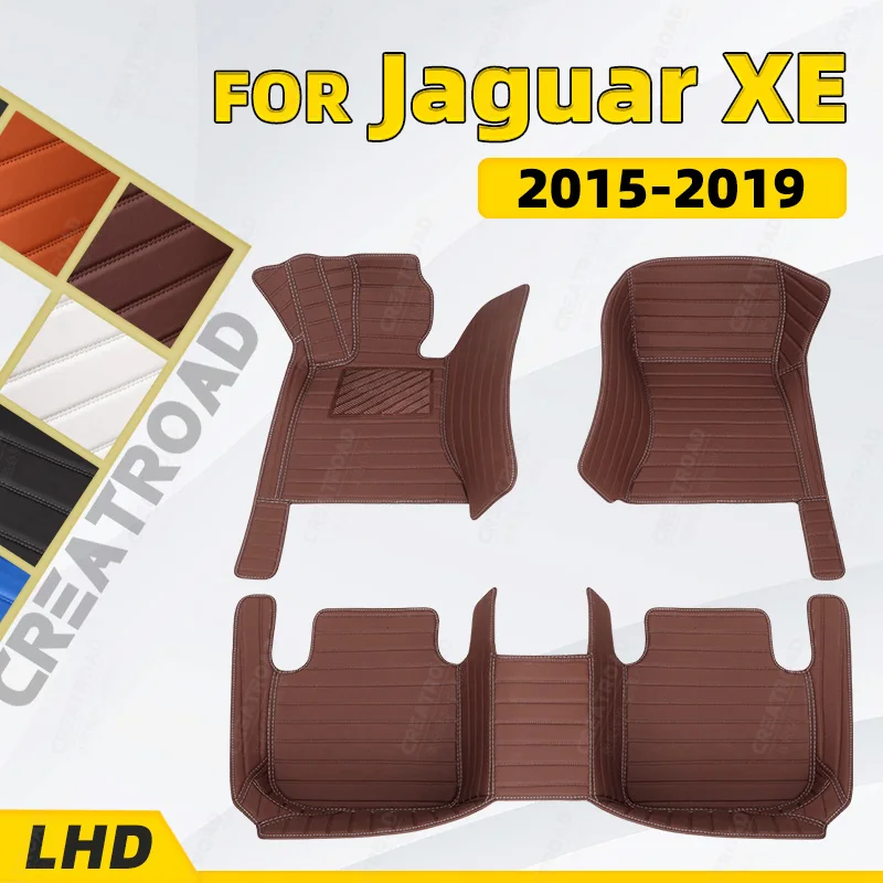 

Custom Car Floor Mats For Jaguar XE 2015 2016 2017 2018 2019 Auto Foot Pads Automobile Carpet Cover Interior Accessories