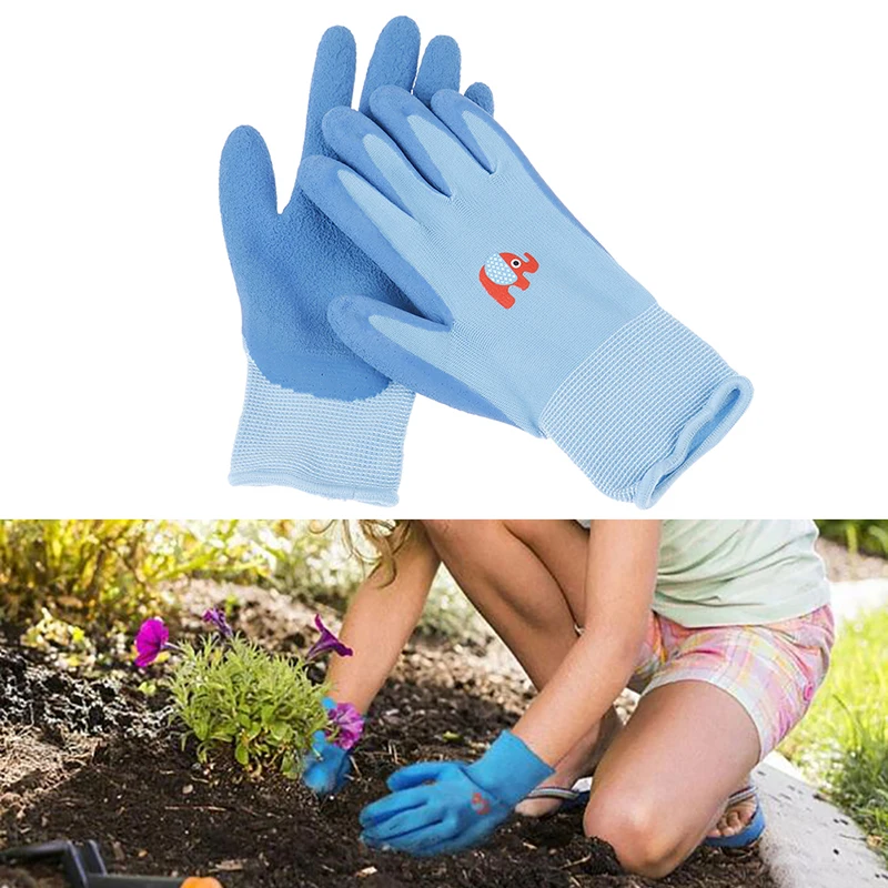 

Kids Children Protective Gloves Durable Waterproof Garden Gloves Anti Bite Cut Collect Seashells Protector Planting Work Gadget