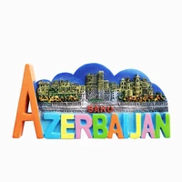 azerbaijan central asia fridge magnets sticker refrigerator magnets kids gift home decoration