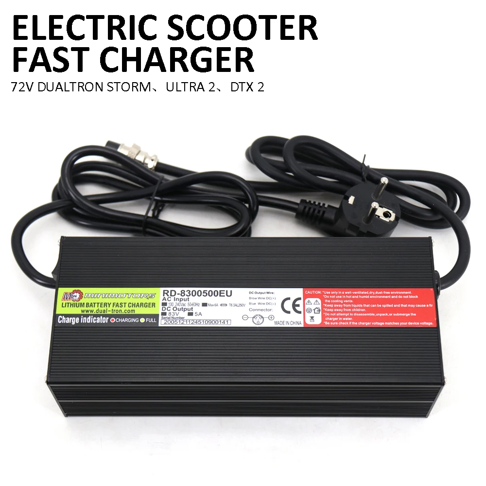 New 83V 5A Fast Charger For Dualtron X-II, Dualtron X, Dualtron Storm, Dualtron Thunder II, Dualtron Ultra II
