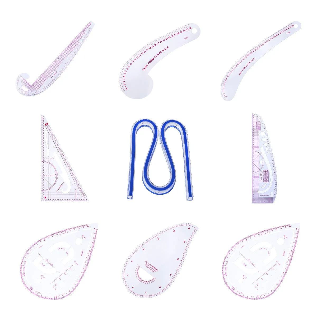 Многофункциональная линейка модный дизайн линейки для резки ткани шитье