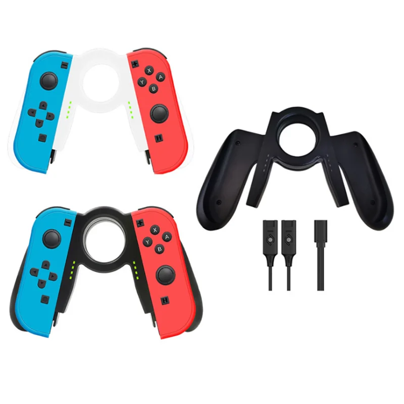 

Switch OLED Accessories Left/ Right gamepad Holder Removable Grip Joypad Changing Stand For Nintend Switch OLED Joy Pad White