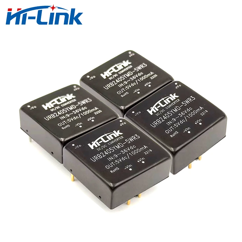 Фото Блок питания Hi-Link URB2405YMD-5WR3 5W 24V 5V 1A DC, интеллектуальный модуль для потребительской электроники (48V, 110V, 3.3V, 9V, 12V, 15V, 24V) №5
