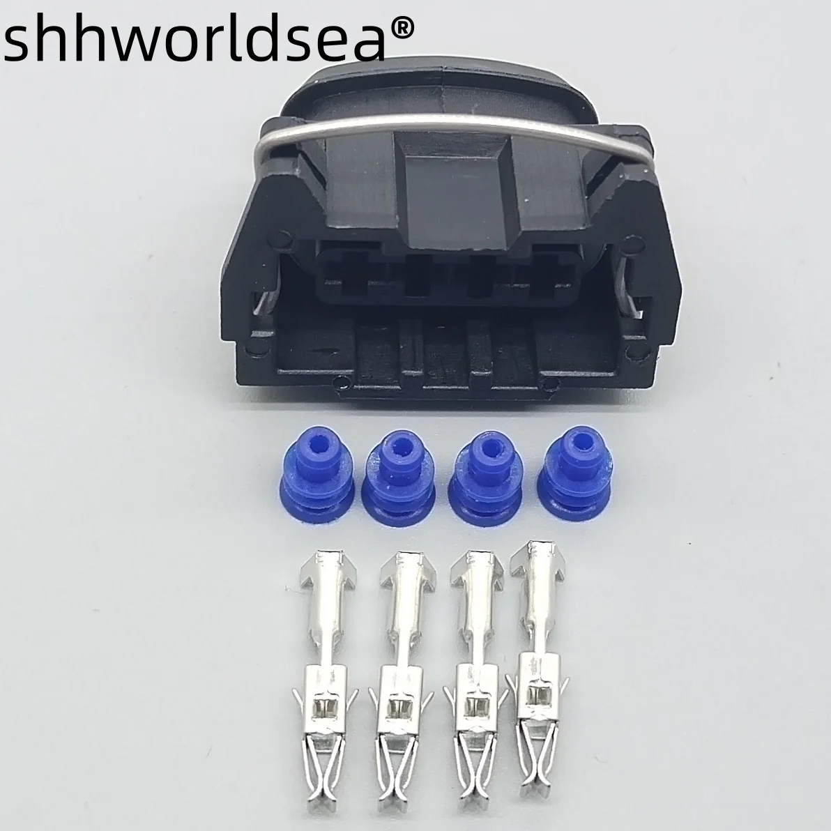 

Shhworldsea 4-контактный женский электрический автомобильный жгут проводов, вилка для регулировки фар Nissan, указатель поворота, противотуманная фара