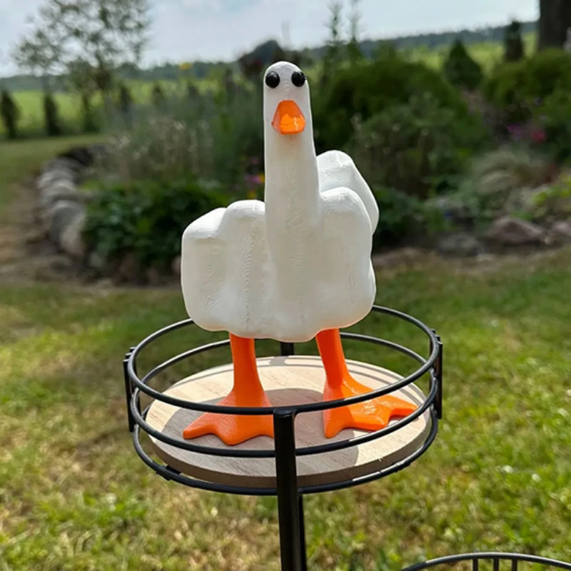 

Fun Creative Resin Refers To Duck Resin Ornaments Decorative Crafts Spoof Desktop Decoration Decorative Figurines