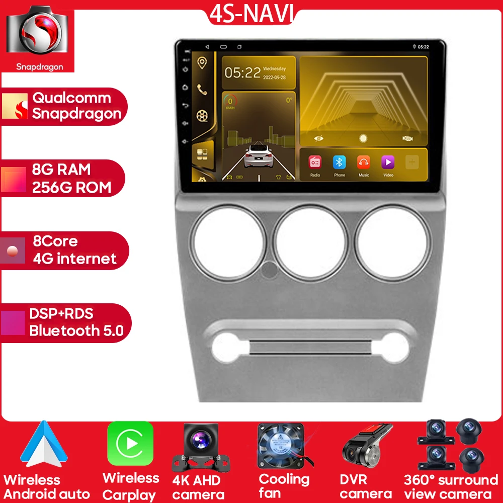 

Andorid For Citroen C-Elysee C Elysee 2008 - 2013 Car Radio Multimedia Player GPS Navigation WIFI Carplay 360 Camera No 2 Din