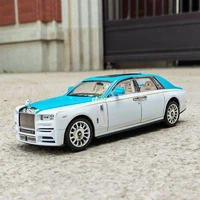 124 car model simulation alloy car roll roys pull back model old fashion luxury car model home decro children toy gifts