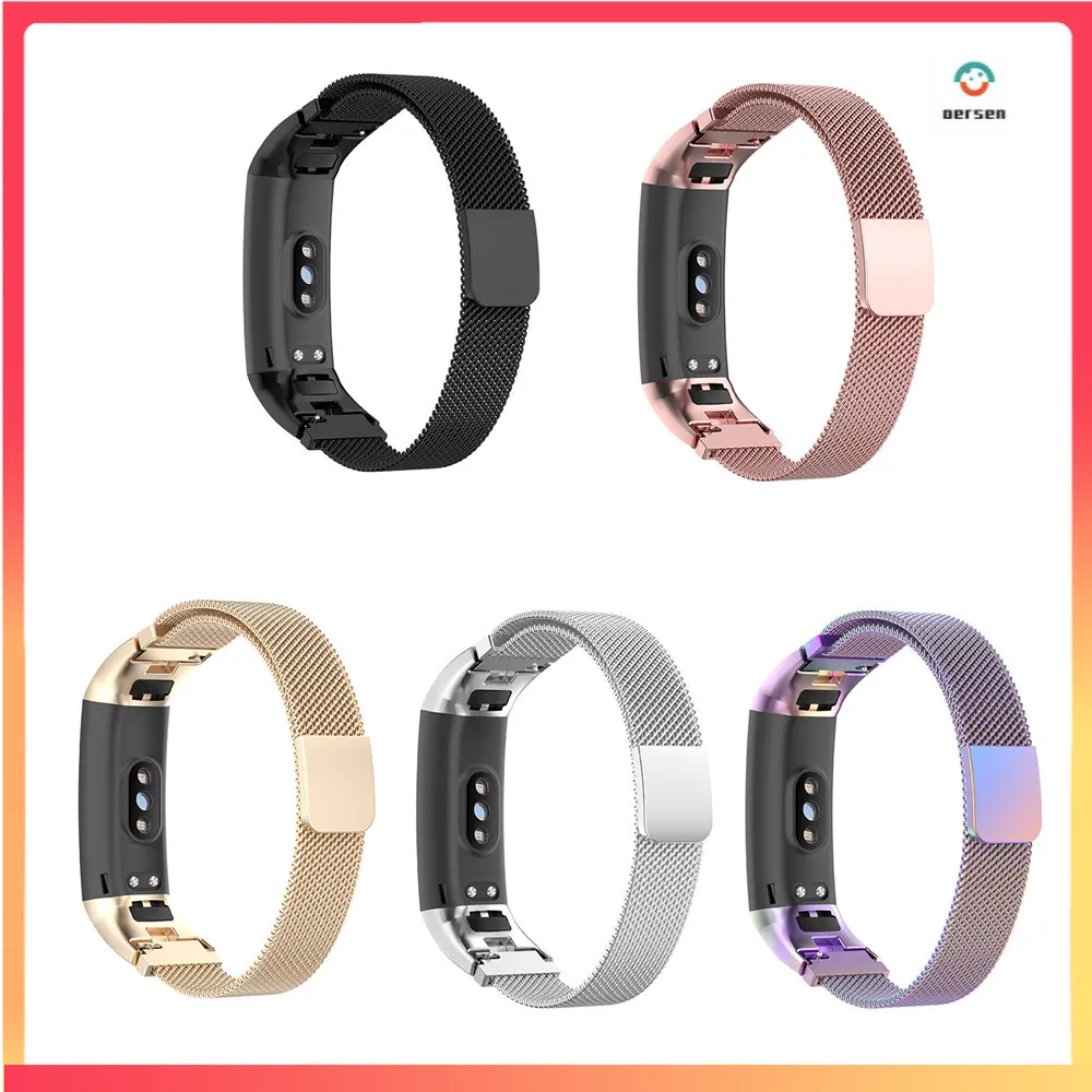 

OERSEN Metal Magnetic Wristband Strap Watch Band For Huawei Honor 5/Honor 4 Band 3 4 Pro Smartwatch Stainless Steel Bracelet