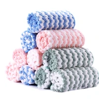 3pcs 2525cm cleaning cloths oil free dishwashing towel kitchen cleaning rag microfiber towels cleaning micro fiber wipe