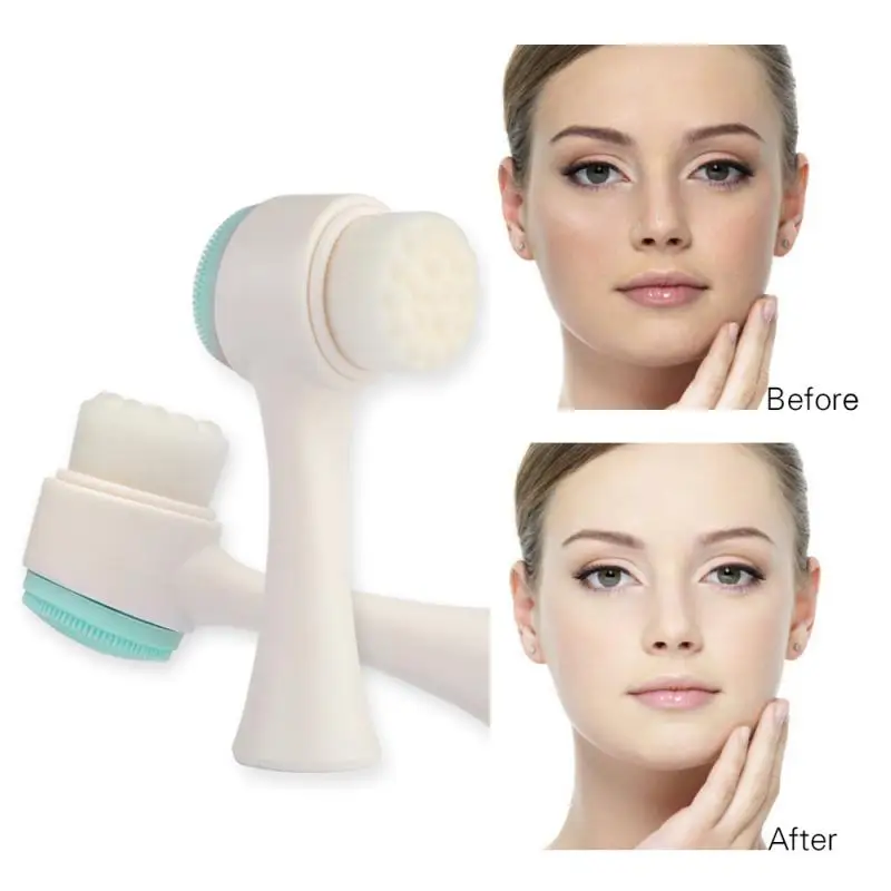 

1 шт., 3D двухсторонний силиконовый фотоаппарат для удаления черных точек на лице