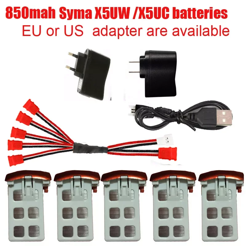 

Аккумулятор для квадрокоптера X5UW Syma X5UC, 3,7 в, 850 мАч