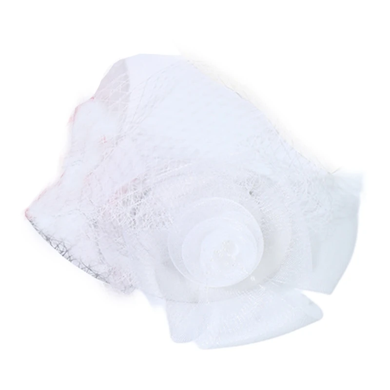 

Church Cap Cocktail Fascinator Hat Headband Costume Party Wedding Hair Accessory NEW