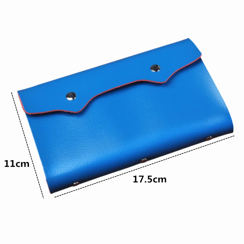 PURDORED 1 Pc 108 Slots Card Holder PU Leather Business Card Case Function Bag Minimalist Wallet ID Card Bag Tarjetero Hombre images - 6