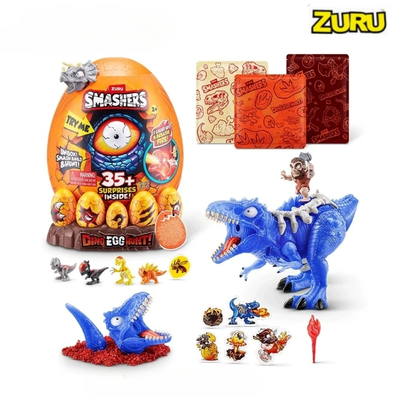 Оригинальный Zuru Bursting Boy Dragon Hunting Moment Flame Tyrannosaurus Rex динозавр-сюрприз яйцо охота за