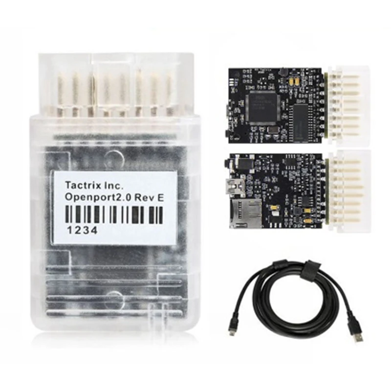 Автомобильный диагностический сканер Tactrix OBD 2 с открытым портом 0 ECU FLASH Open port для